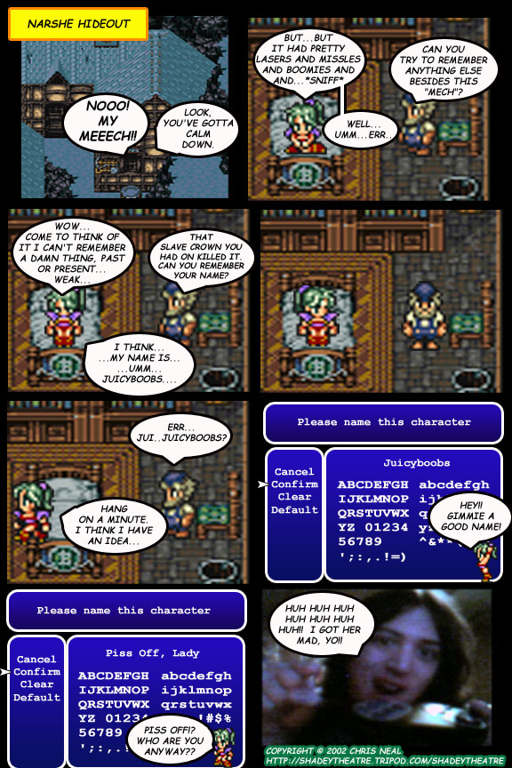 Shadey Theatre Episode 12: The Namingway Revealed!!